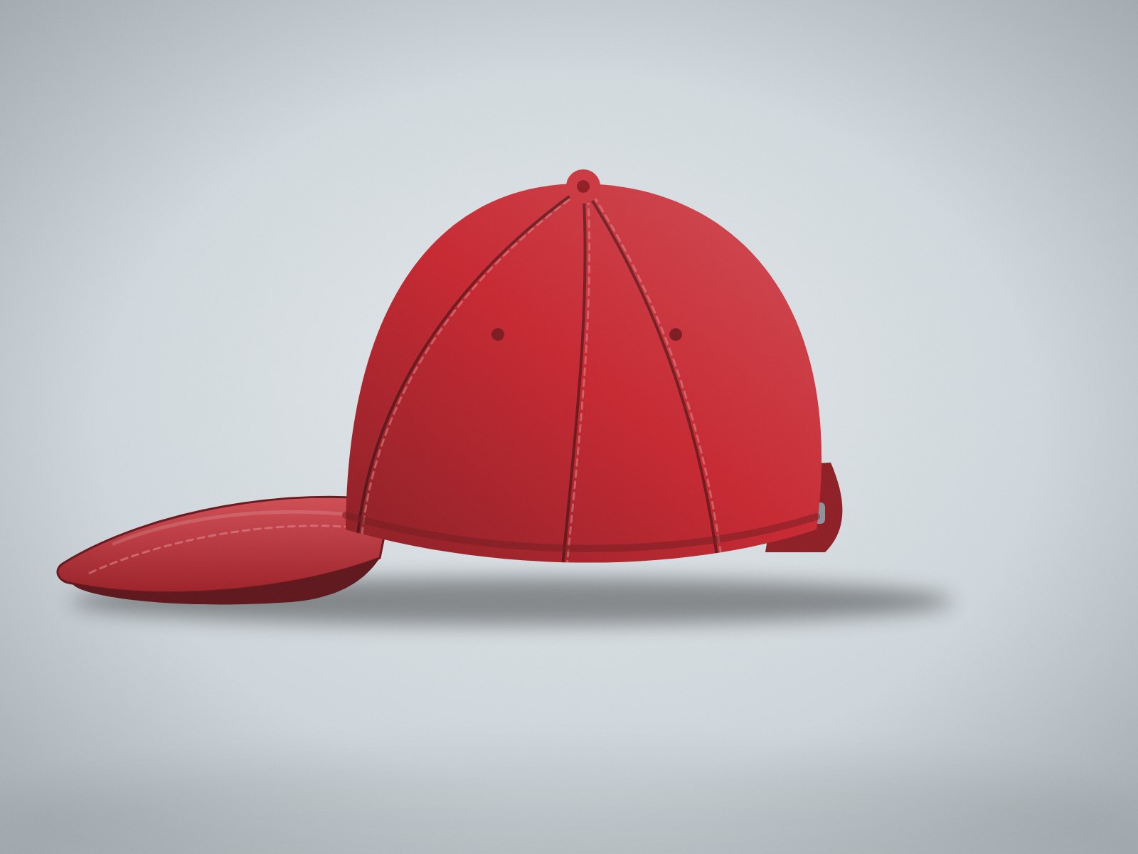 Red baseball cap